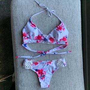 Floral bikini set - NEVER WORN!